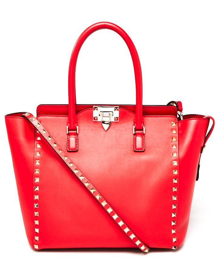 Valentino Garavani - Grained-leather Tote Bag - Mens - Red