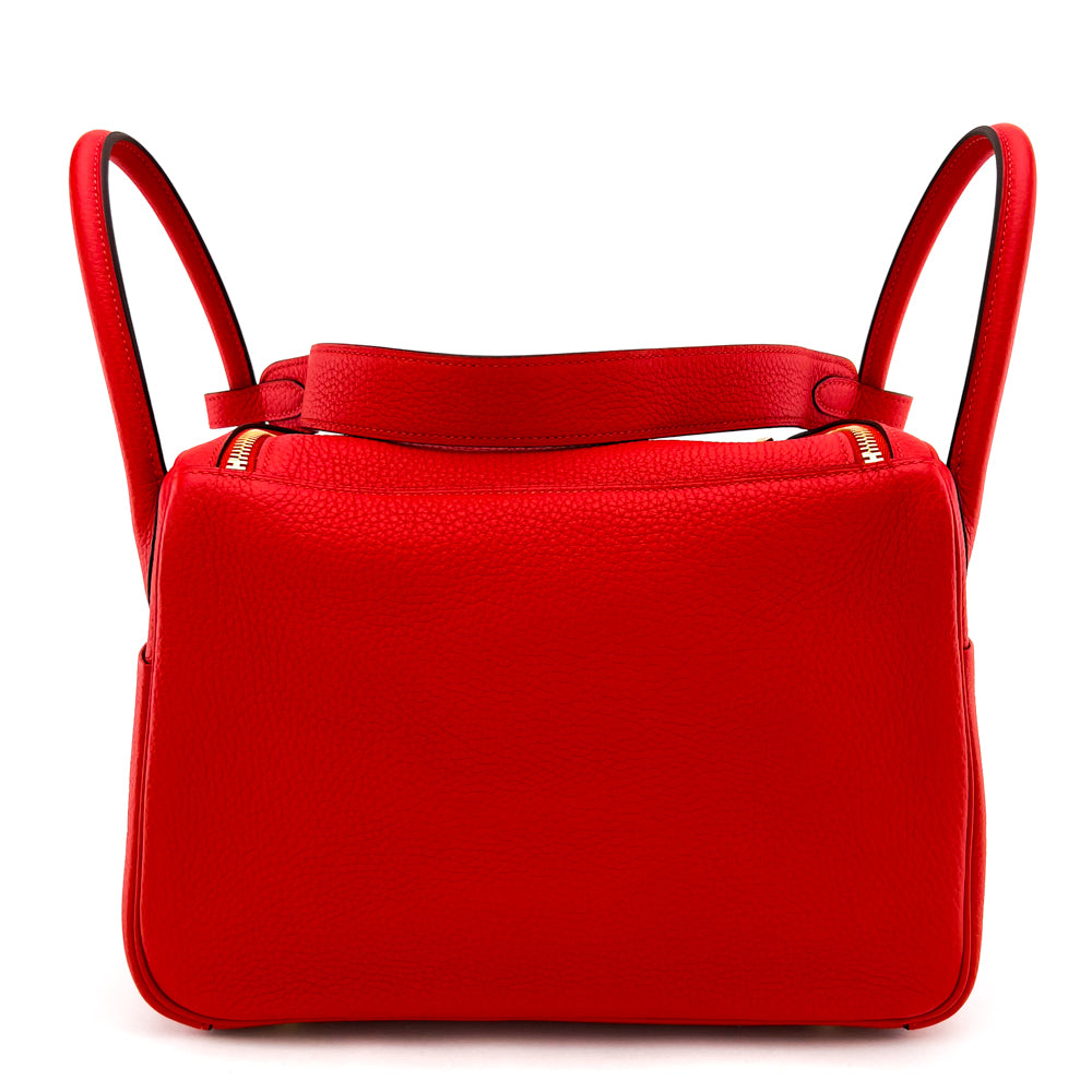 Hermes Birkin 30 Verso Taurillon Clemence Rouge Tomate Handbag