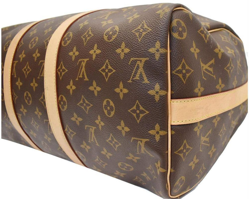 Louis Vuitton Keepall 45 Bandoulière Monogram Canvas Duffel Bag on SALE