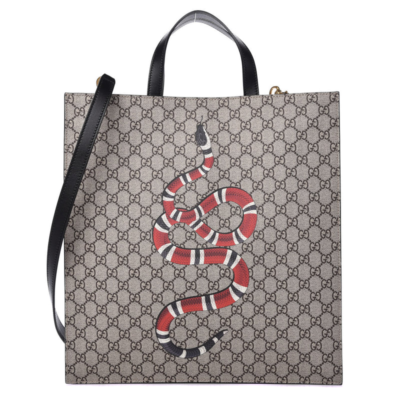 G-Essentials Logo-Print Leather-Trimmed Coated-Canvas Tote Bag