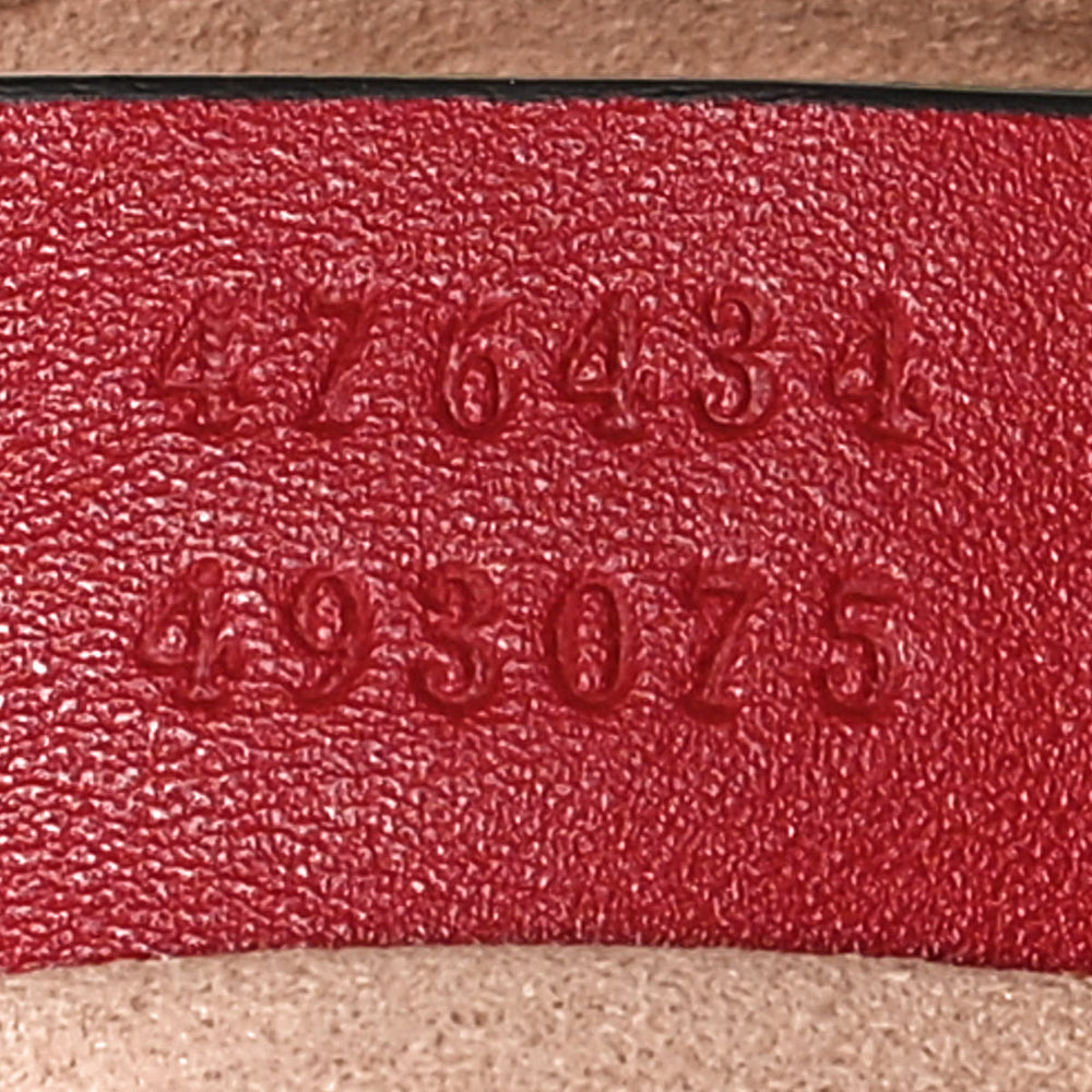 GUCCI Vintage Effect Calfskin Matelasse GG Marmont 2.0 Belt Bag 75-30 493075