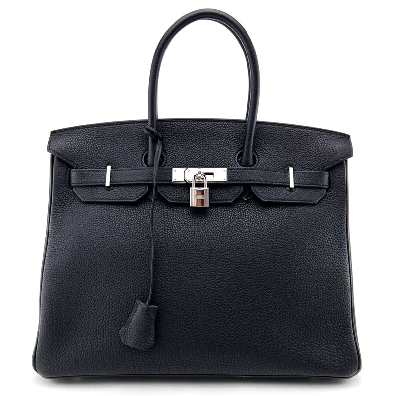 Hermes Birkin Mini Shoulder Bag Togo Leather Palladium Hardware In Teal