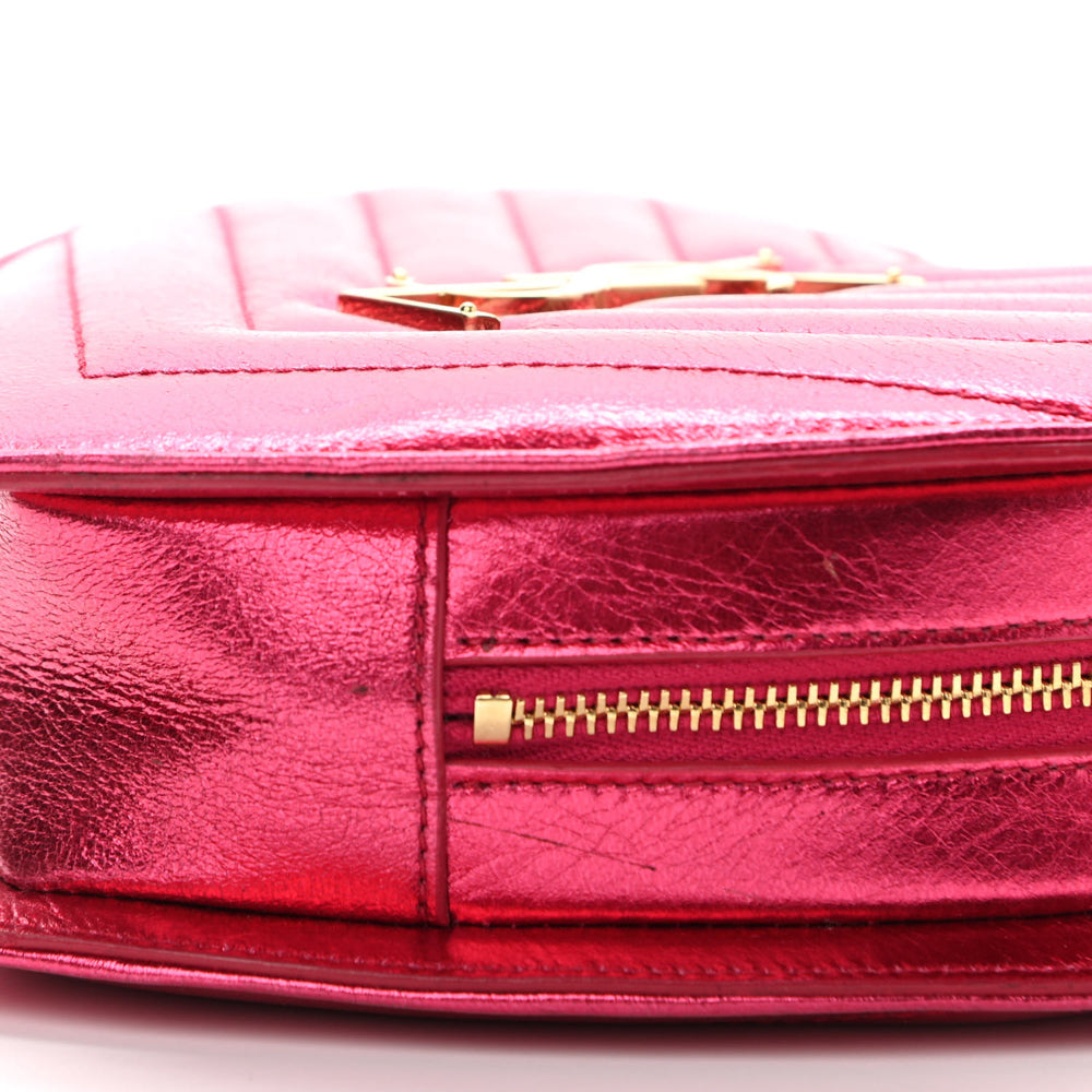 Louis Vuitton Pink Calfskin Gradient Love Lock Heart Bag Charm – Italy  Station