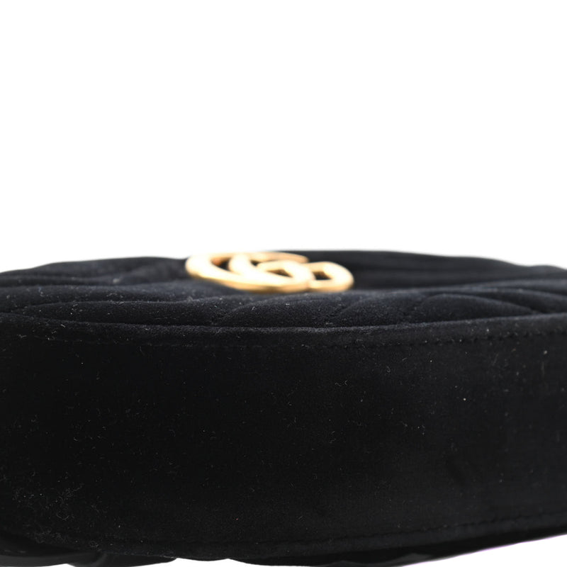 Gucci - GG Marmont Animal Studs Leather Belt Bag Black 85