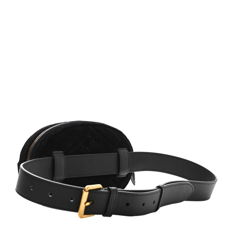 Gucci Marmont Quilted Leather Belt Black, Leather Belt