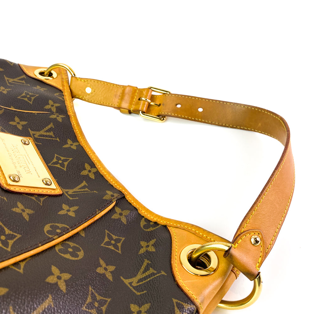 Authentic LOUIS VUITTON Monogram Galliera MM shoulder Bag, Luxury
