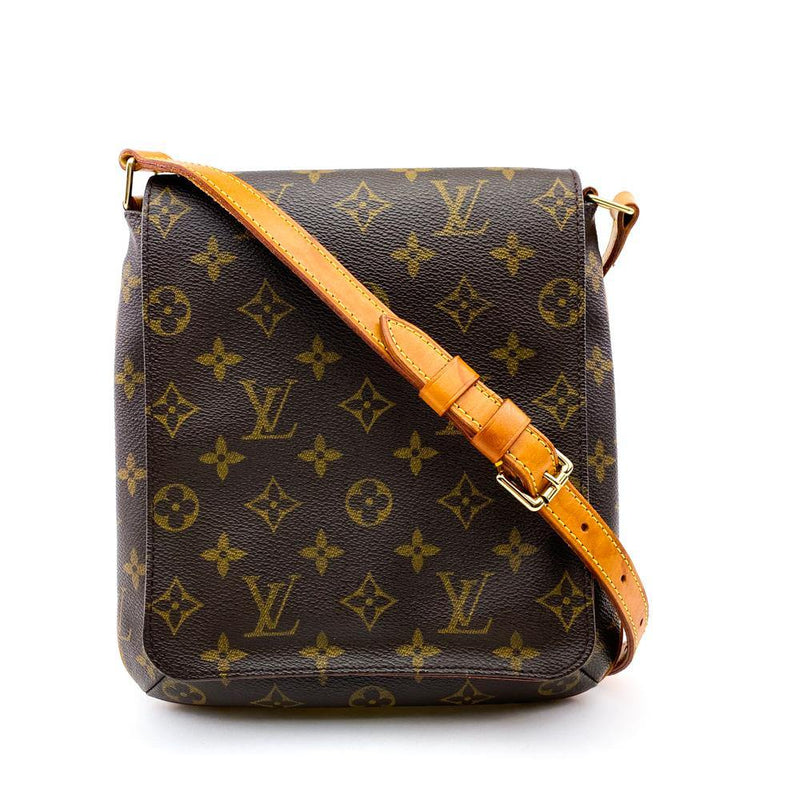 Louis Vuitton - Authenticated Essential Trunk Clutch Bag - Cloth Brown for Women, Very Good Condition