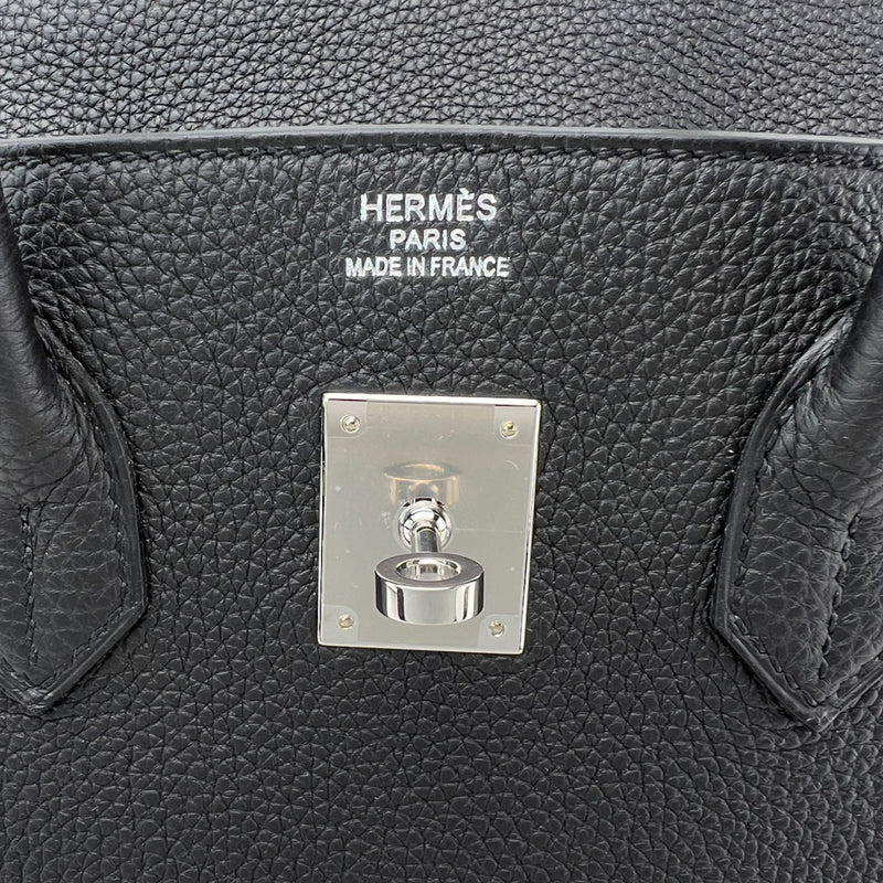 Hermes Birkin 35 Bag Bleu de France Palladium Hardware Togo