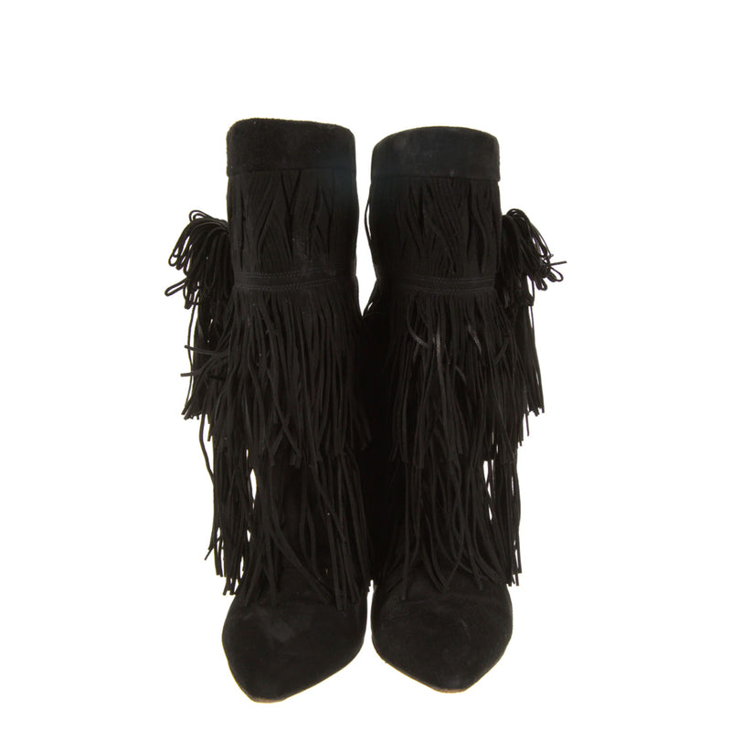 Isabel marant hot sale fringe boots