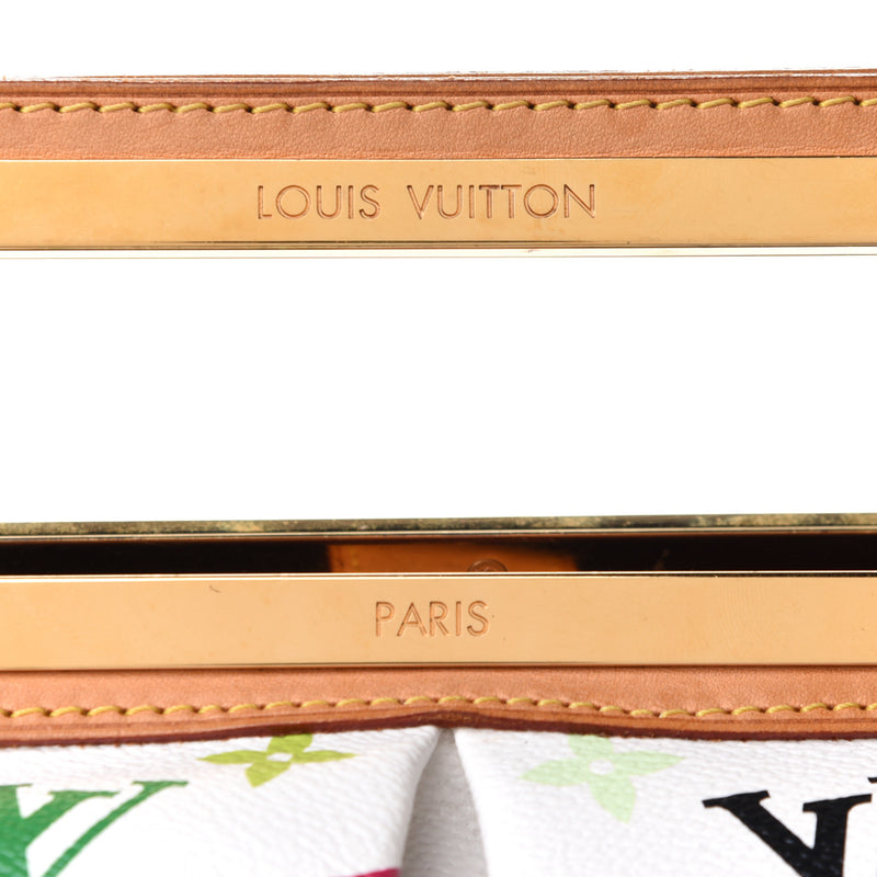 Louis Vuitton 2003 Takashi Murakami Multicolor Pochette Key Case