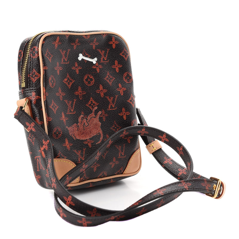 Louis Vuitton Twist Handbag Limited Edition Grace Coddington Catogram  Canvas MM Brown 1631157