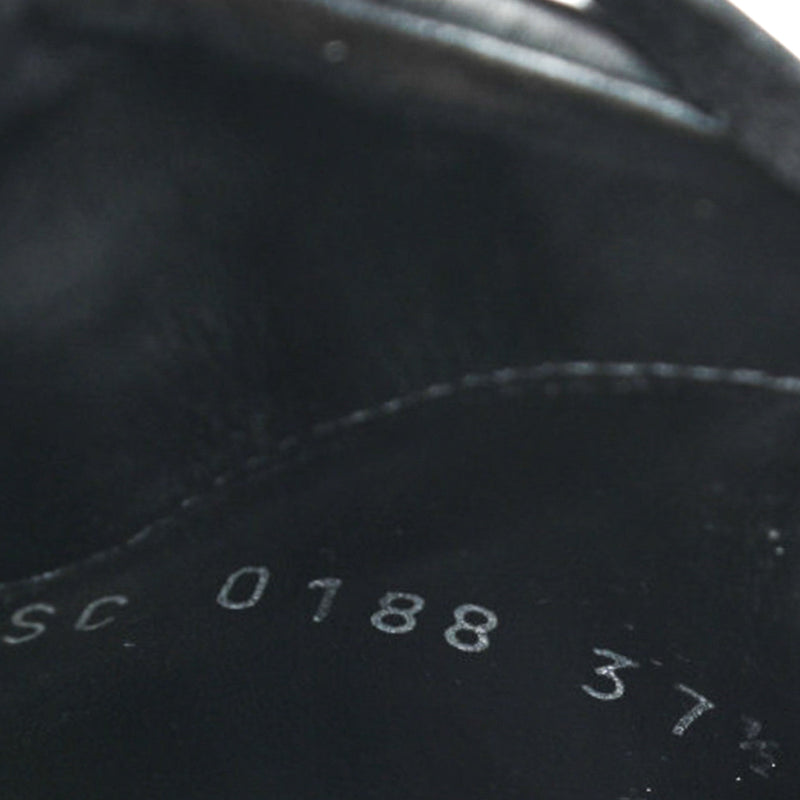 Louis Vuitton Suede Calfskin Jacquard Since 1854 Laureate Platform Desert Boots 37.5 Black