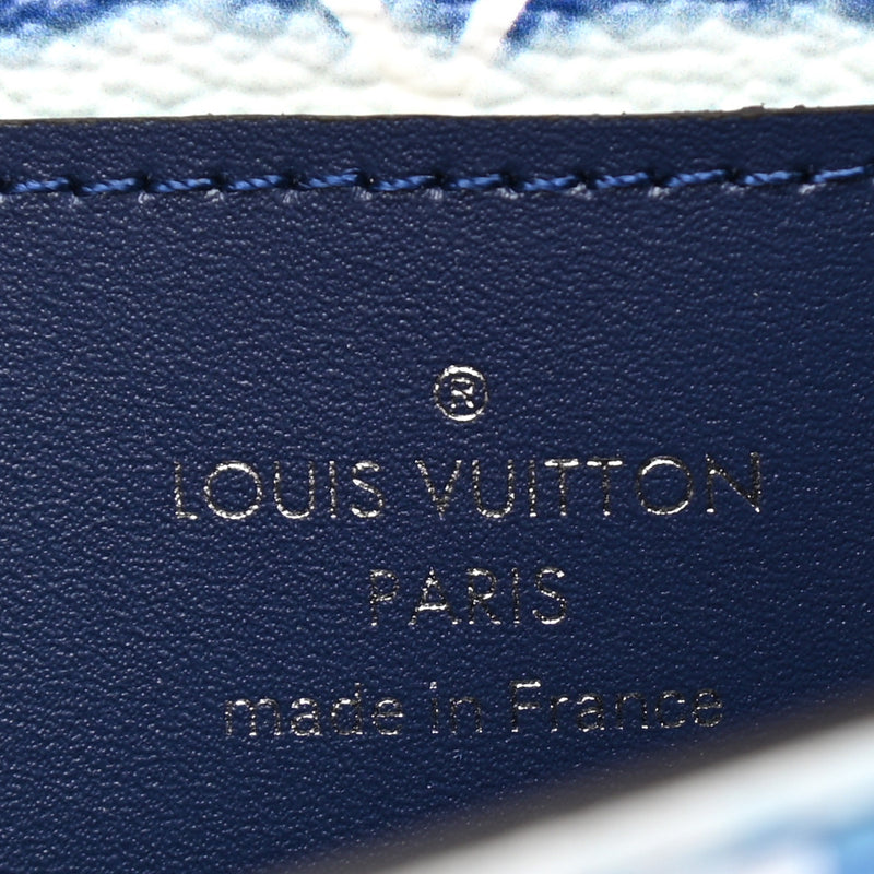 Louis Vuitton Daily Multi Pocket Belt LV Escale 30MM Bleu in Canvas with  Silver-tone - US