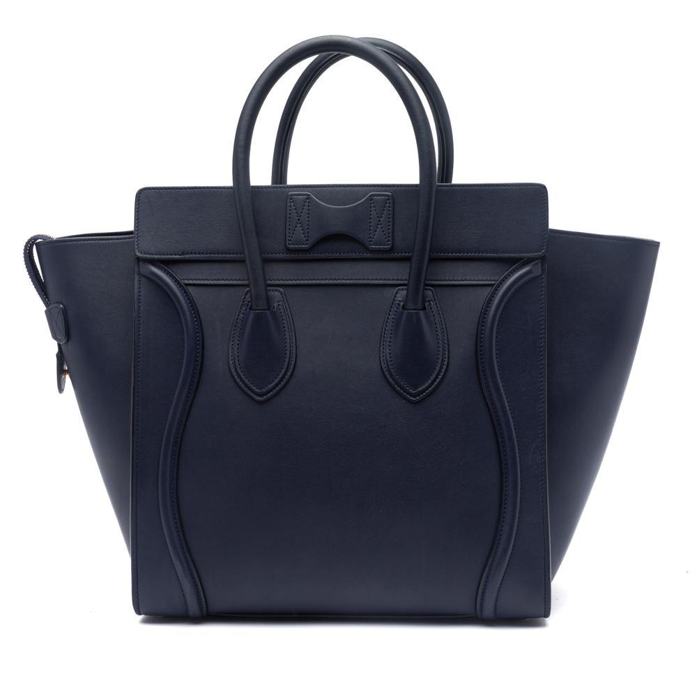 Celine Mini Luggage Tote - Blue Totes, Handbags - CEL266782