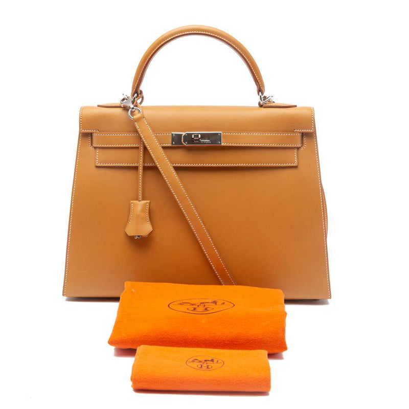 Hermès Chamonix Kelly II Sellier 32 - Neutrals Handle Bags