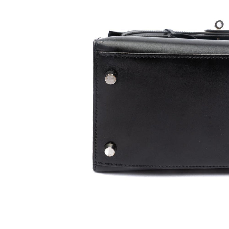 Hermès Kelly 32 returned with custom black box leather strap