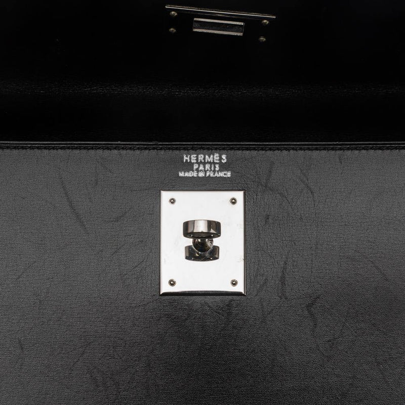 Kelly II 20 Sellier Bag Box Leather 89 Noir PHW – Maison Wrist Aficionado