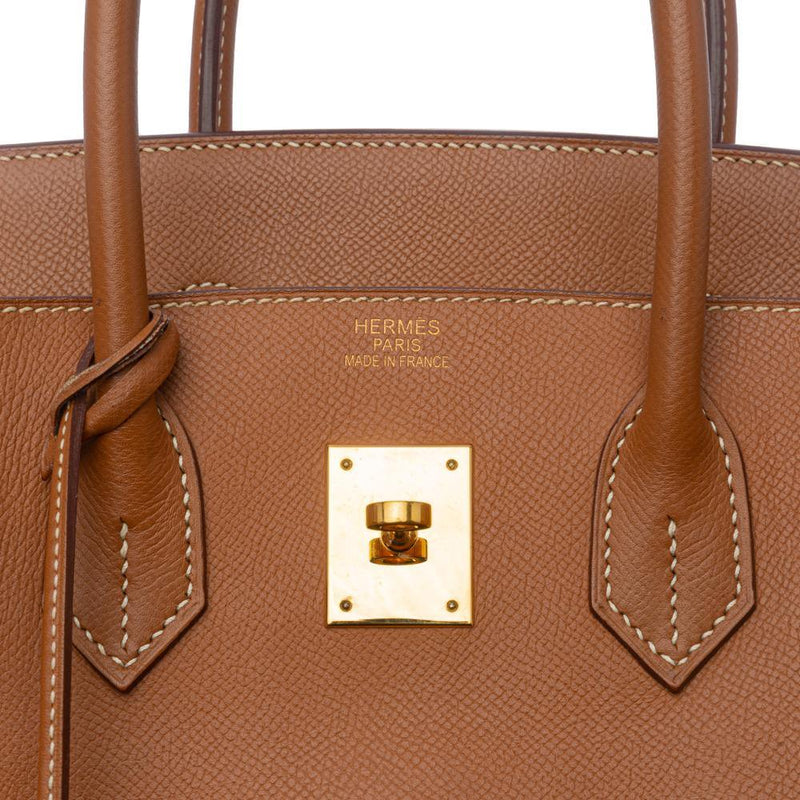 Hermes Birkin 35CM Bag Epsom Leather Gold Hardware, V0 Vert Rousseau