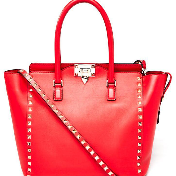 Valentino Red Tote Bag - 9 For Sale on 1stDibs